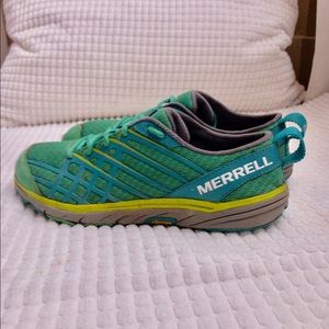 Merrell Women's Bare Access Arc 2 Green Aqua
